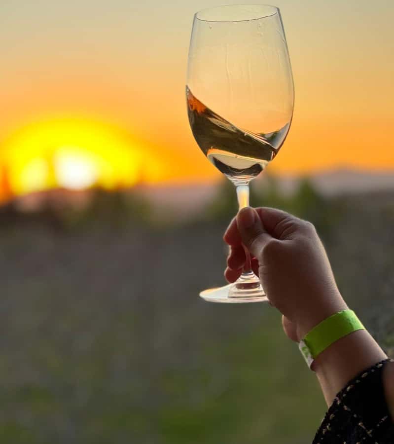 Alyan Family sunset winery - The store after dinner: buying without rushing