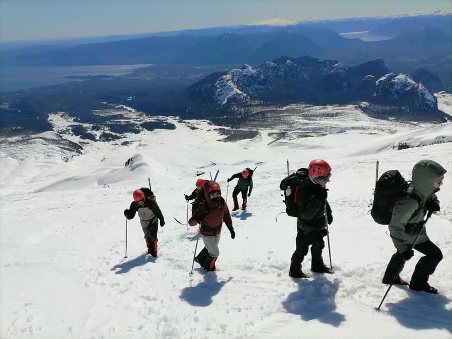 Ascent to Villarrica volcano 2,847masl, from Pucón - Timing the full day: what your schedule really looks like
