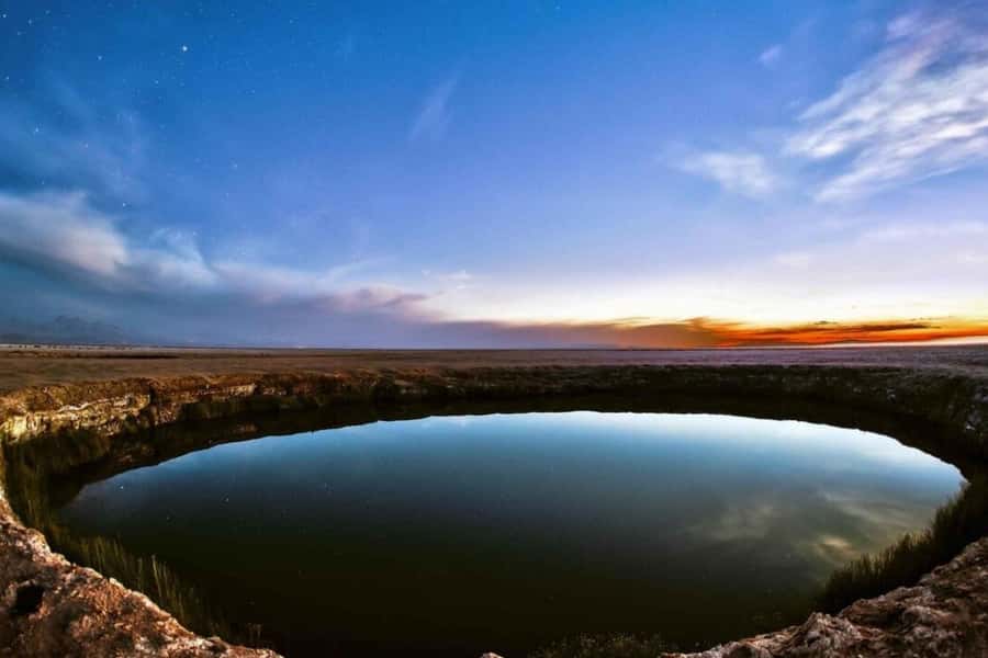 Atacama Desert: Floatation in Laguna Cejar and Sunset - Salar de Atacama and the strange logic of salt flats