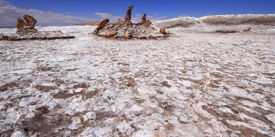 Atacama Desert: Floatation in Laguna Cejar and Sunset - Ojos del Salar: Two freshwater pools like giant eyes