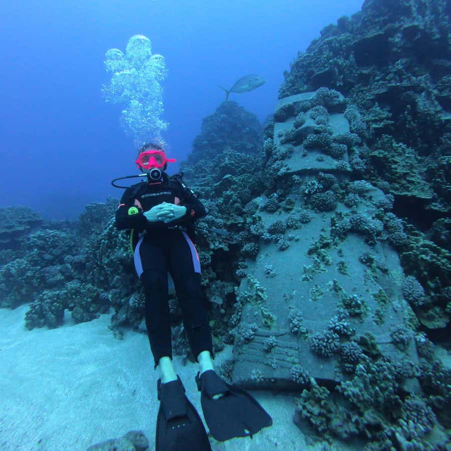 Easter Island: Tropical Diving - The 150-minute flow, including your safety briefing and water time