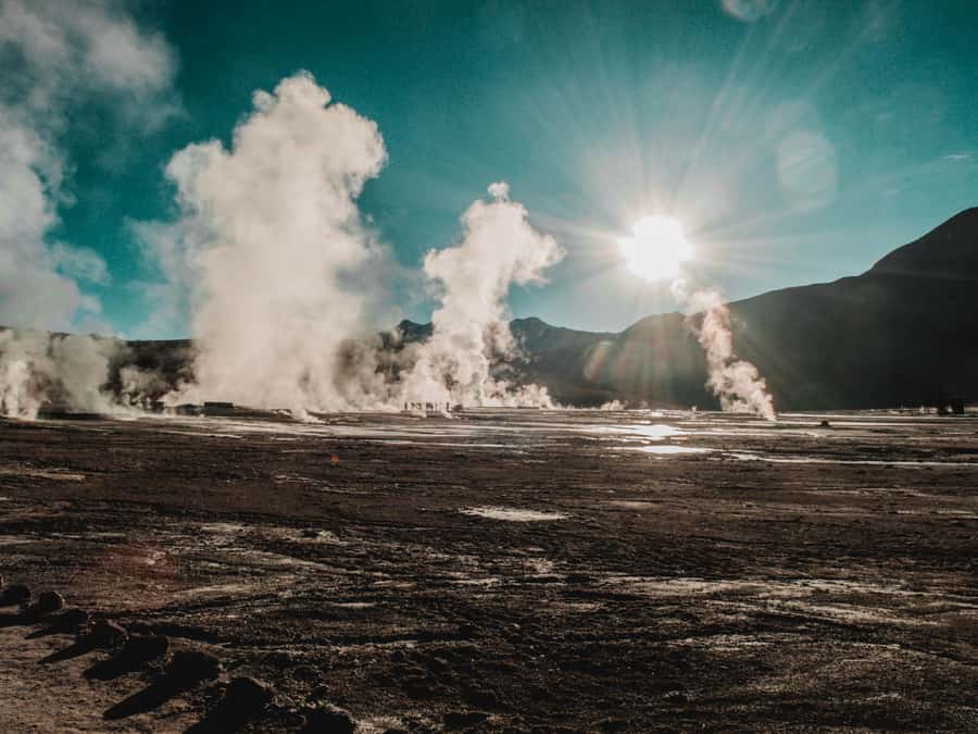 From San Pedro de Atacama: El Tatio Geyser Field & Wetlands - Entering El Tatio: The Third-Largest Geyser Field Moment