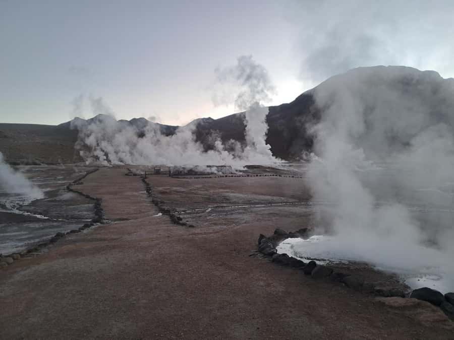 From San Pedro de Atacama: Geysers del Tatio Half-Day Tour - The van ride from San Pedro to the geothermal fields