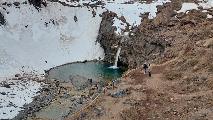 Full day reservoir of the plaster, Cajon del Maipo - Winter season reality check: when roads and passes close