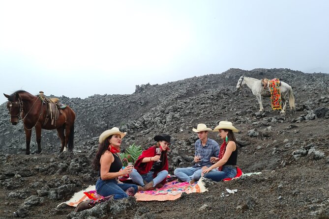 Pacaya Volcano Luxury Sunset Horseback Riding Tour/ Dinner Cooked by-Lava Chef - Sunset timing and the moonlight return