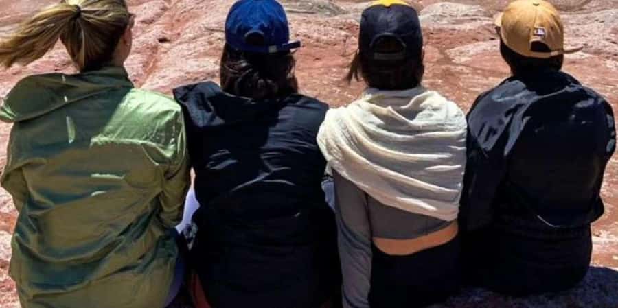 Piedras Rojas, Altiplanics Lagoons & Salar Full-Day Tour - Piedras Rojas at Salar de Talar: the purple stones moment