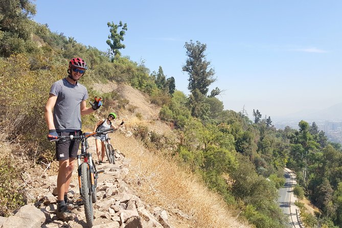 Private San Cristobal Hill Mountain Bike Tour - Bicentenario Park, Lagoons, Flamingos, and the Sculpture Park Finish
