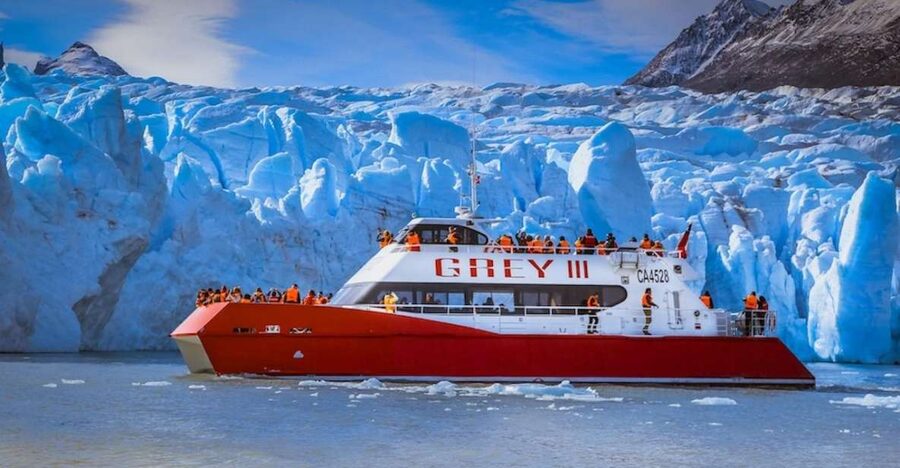 Puerto Natales: Grey Glacier Navigation w/ Transport - On the Water: Sailing Along Grey Glacier’s Ice Face