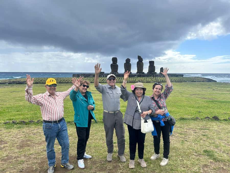 Rapa Nui: 3 Excursions with Hotel Transfers - First Half-Day: Rano Kau and Orongo Ceremonial Village Views