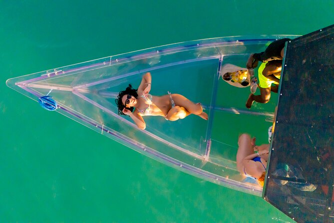 Reef Explorers Transparent Boat and Beach Tour - Stop 1: Hawk’s Bill Rock formation and spotting marine life