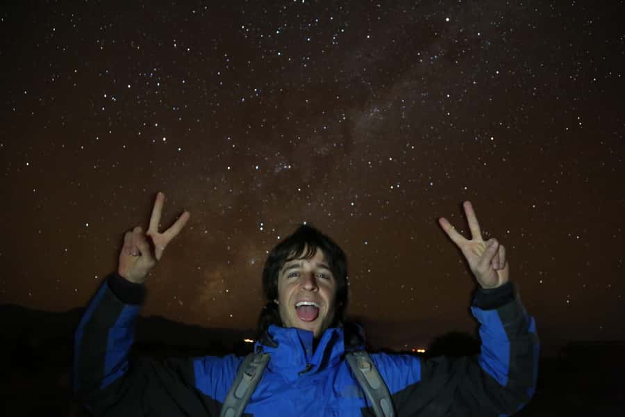 SAN PEDRO DE ATACAMA: ASTRONOMICAL TOUR - The third stage: star-sky photo session, plus digital souvenirs