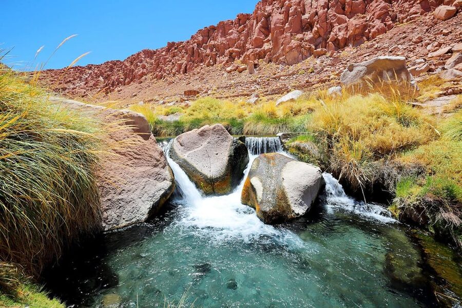 San Pedro de Atacama: Puritama Hot Springs - What the ravine setting does for your mood