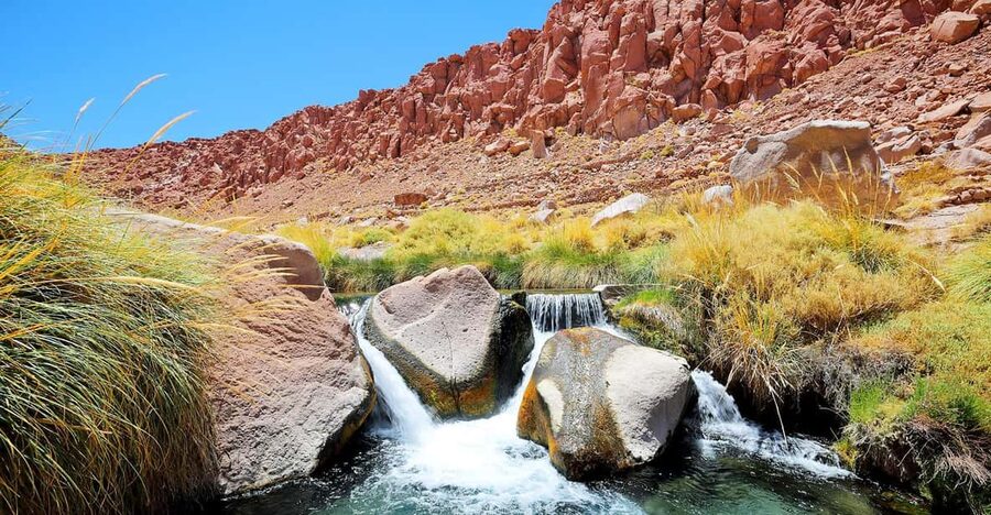 San Pedro de Atacama: Puritama Hot Springs - Puritama’s seven pools at 28 to 31 C