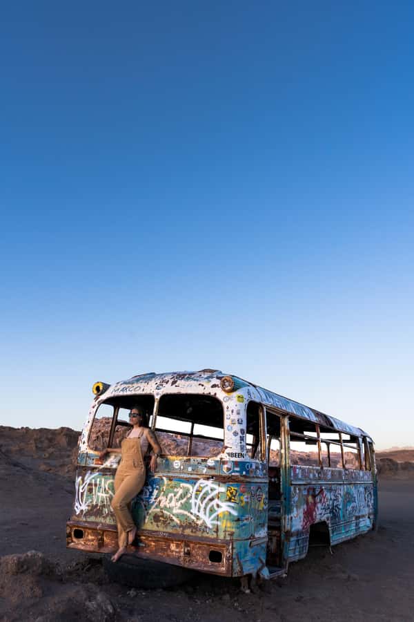 San Pedro de Atacama: Vallecito + Magic Bus - The abandoned desert bus: the iconic Magic Bus payoff