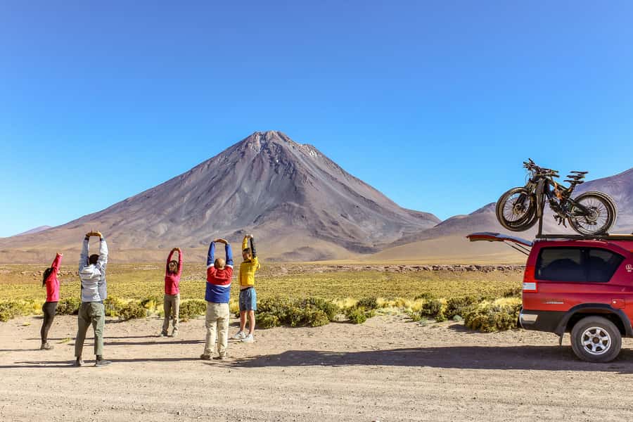 San Pedro de Atacama: Volcano Downhill Bike Tour - Getting kitted on Cerro Toco, plus the safety talk that actually matters