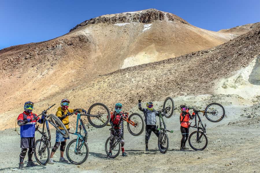 San Pedro de Atacama: Volcano Downhill Bike Tour - Morning pickup and the altitude ramp near Licancabur
