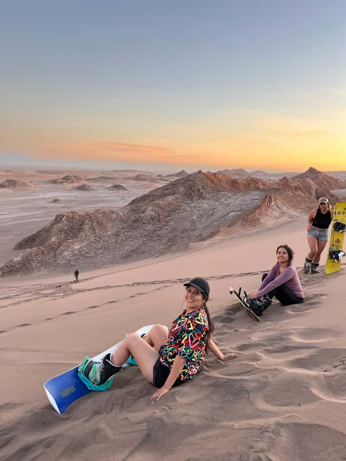 Sandboarding Tour in San Pedro de Atacama, Chile - 2.5 hours on the dunes: how runs are managed