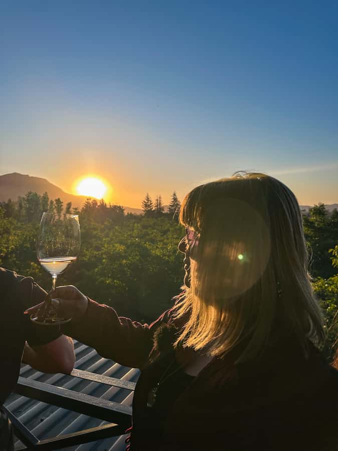 Santiago: Alyan Winery Sunset with Wine Tastings and Dinner - Sunset Time and Scenic Views on the Way Out