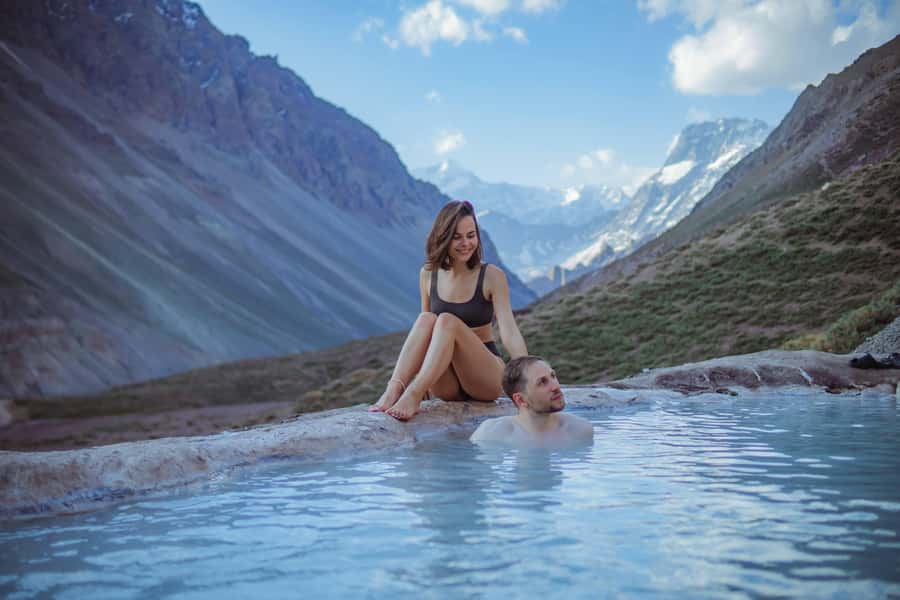 Santiago: Cajón del Maipo Hot Springs & Chilean Barbecue - Cajón del Maipo valley driving, off-road vibes, and the waterfall stop