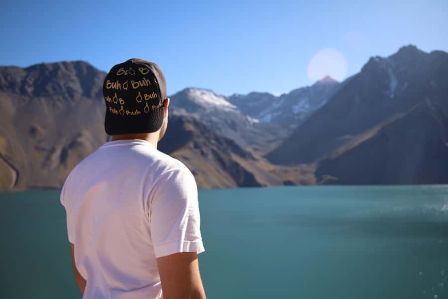 Santiago: Full day Embalse del Yeso, Casa de Chocolate, picnic & Hot Springs - San José de Maipo breakfast: quick start, useful for the whole day
