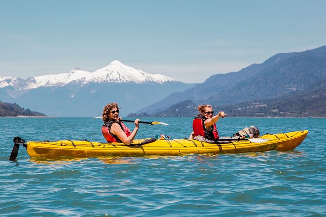 Sea Kayaking the first fjord of Patagonia - Safety and rescue support that let you relax