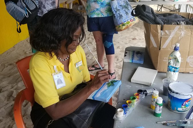 Sip & Paint Antigua - Sugar mill estate views and the 17th-century court house stop