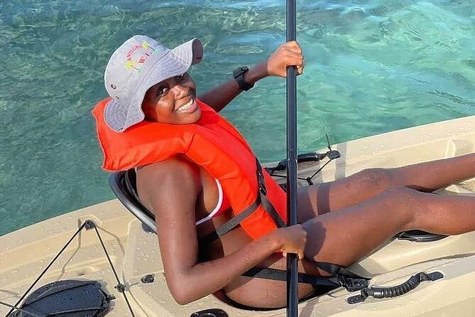 Snorkeling, Kayaking and Paddle Board Activity in Antigua - The English Harbour view and the cold-beverage finish
