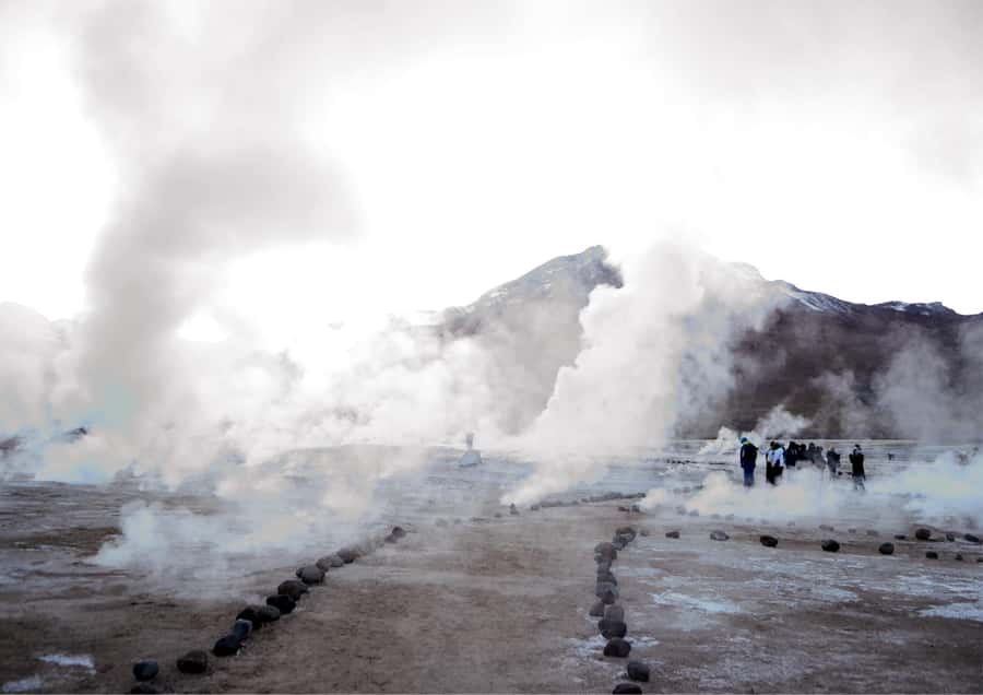 Tatio Gayser - Tour : San Pedro de Atacama - Chile - El Tatio sunrise: steam plumes, cold air, and the best kind of wow